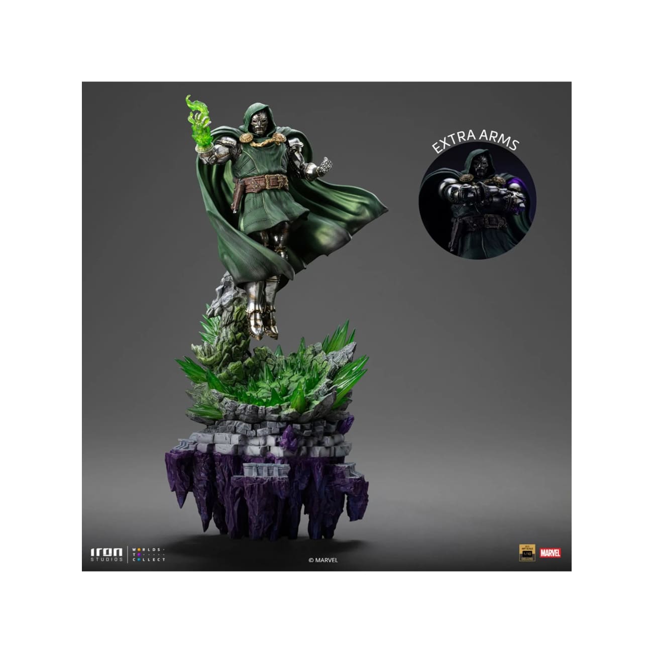 Iron Studios - Doctor Doom Standard Version [ MARCAS20225-10] / Deluxe Version [MARCAS20125-10] [2 Variants]