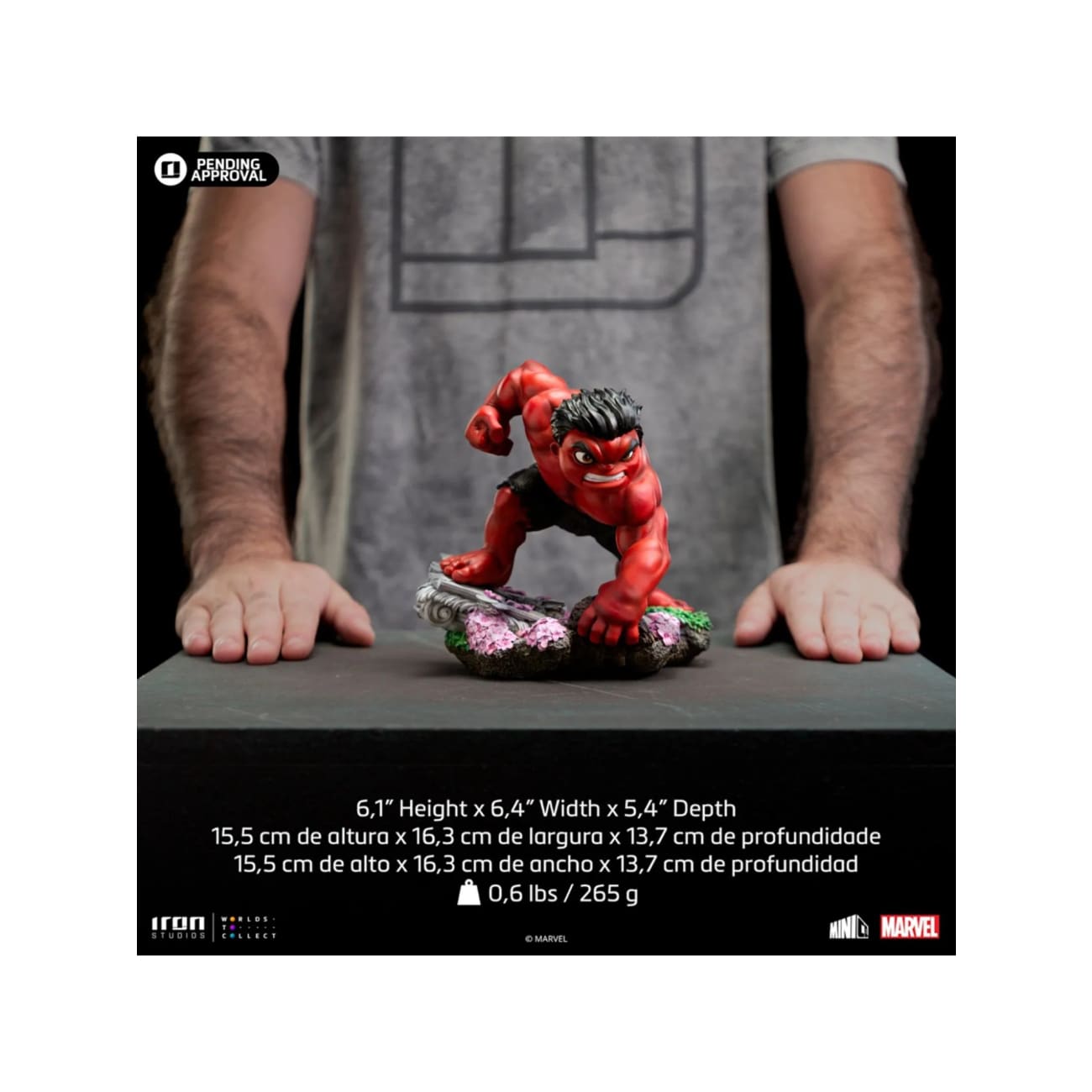 Iron Studios - Red Hulk Chibi Ver [MARCAS106624-MC]