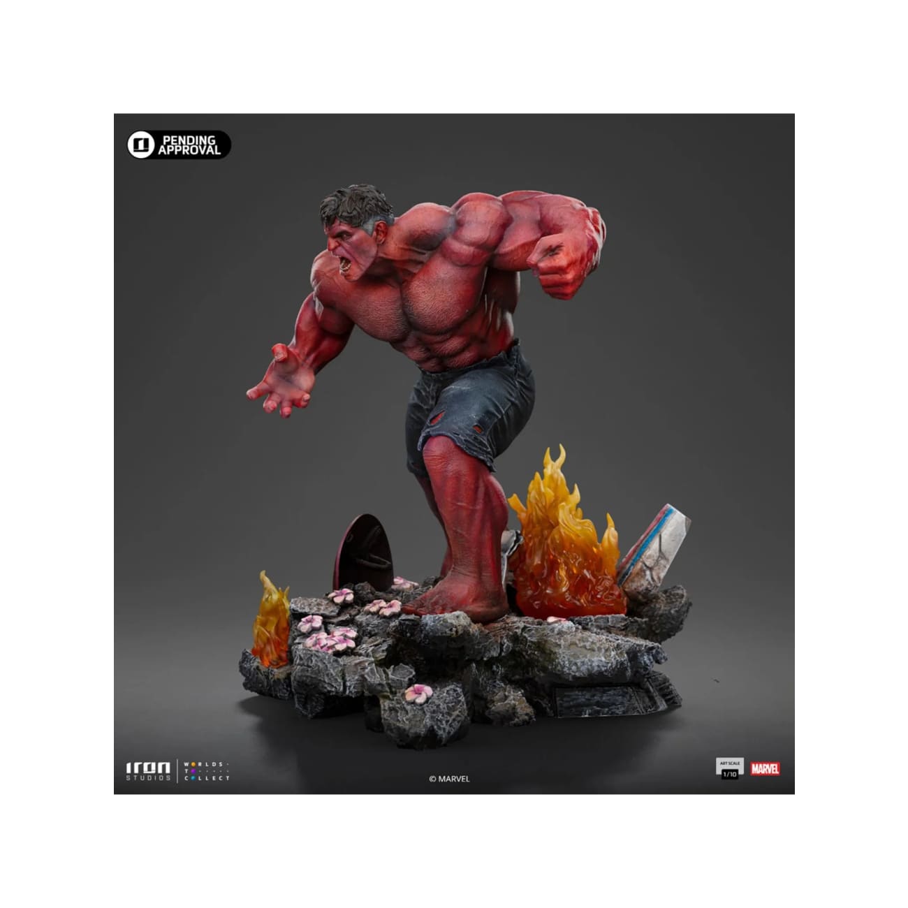 Iron Studios - Red Hulk [MARCAS116724-10]