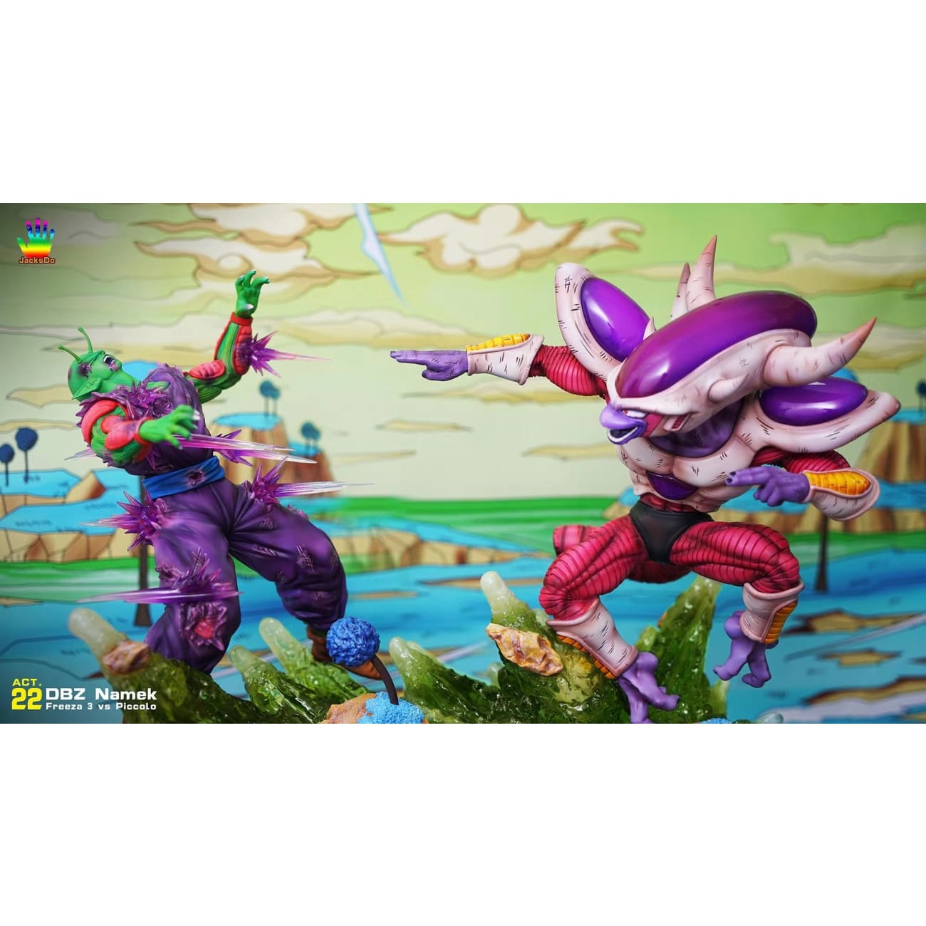 JacksDo - Freeza's Third Form vs Piccolo [ACT.22]