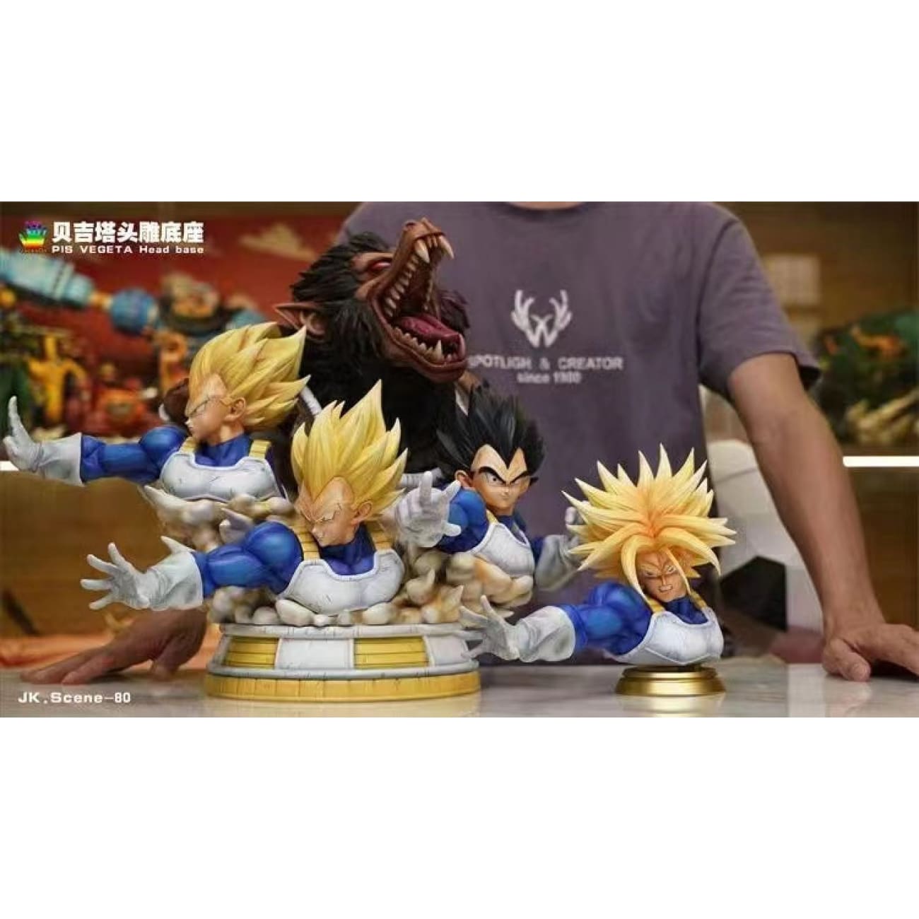 JacksDo - P1S Vegeta Head Base [3 Variants]