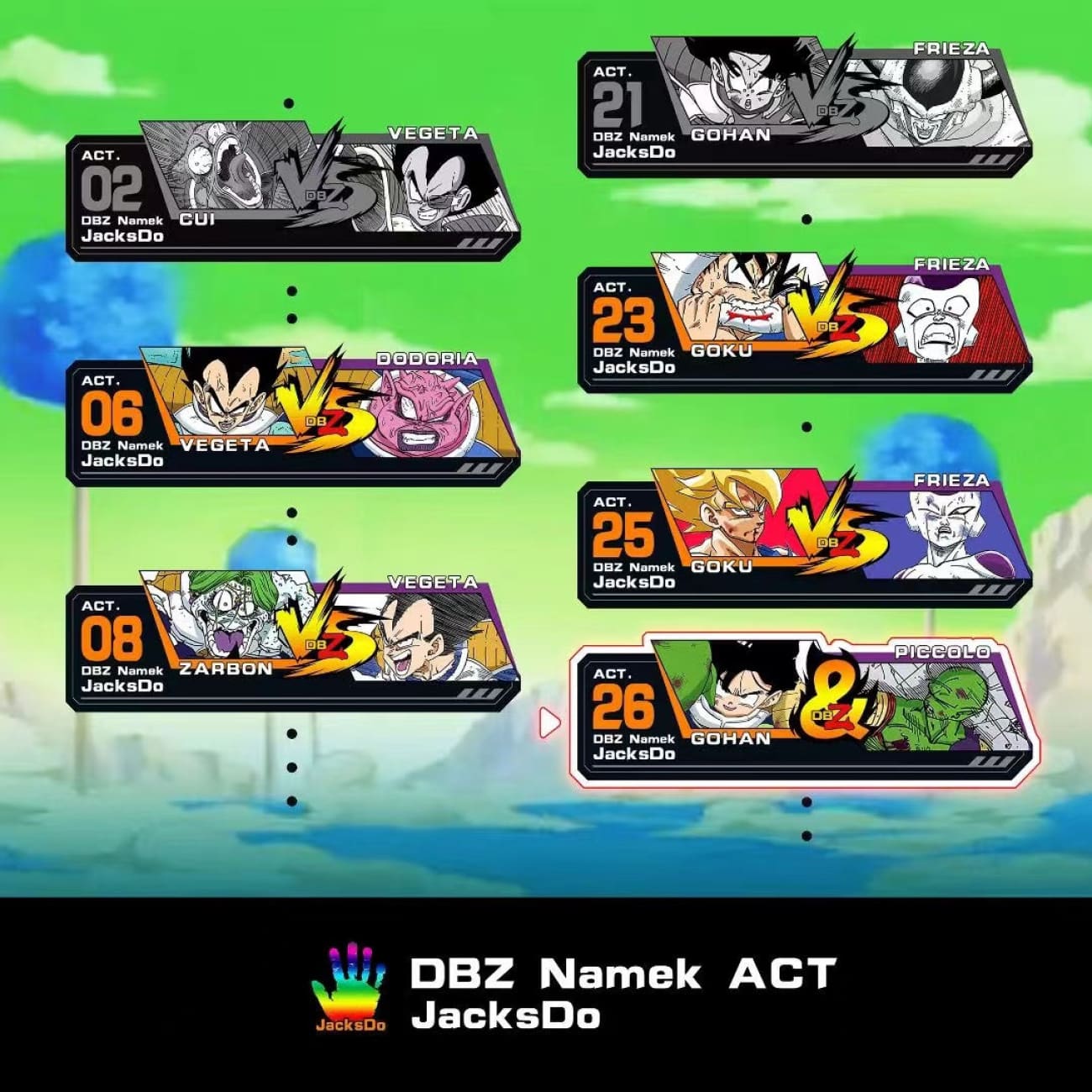 JacksDo - Son Gohan Protect Piccolo [ACT.26]