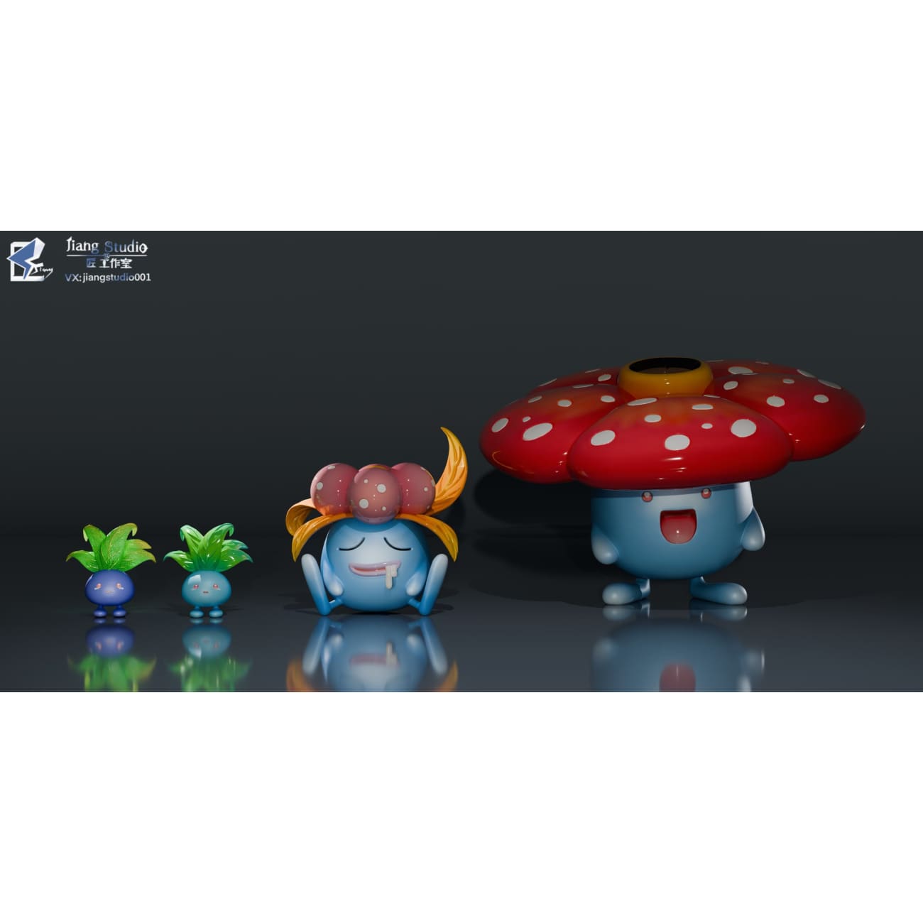 Jiang Studio - Oddish Evolution Group [6 Variants]