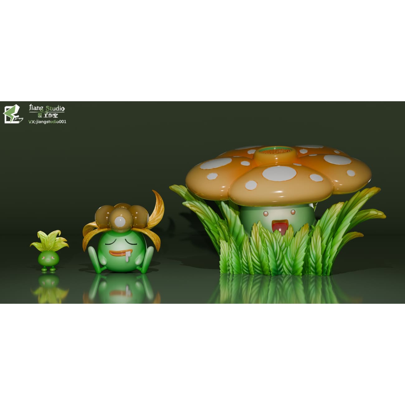 Jiang Studio - Oddish Evolution Group [6 Variants]
