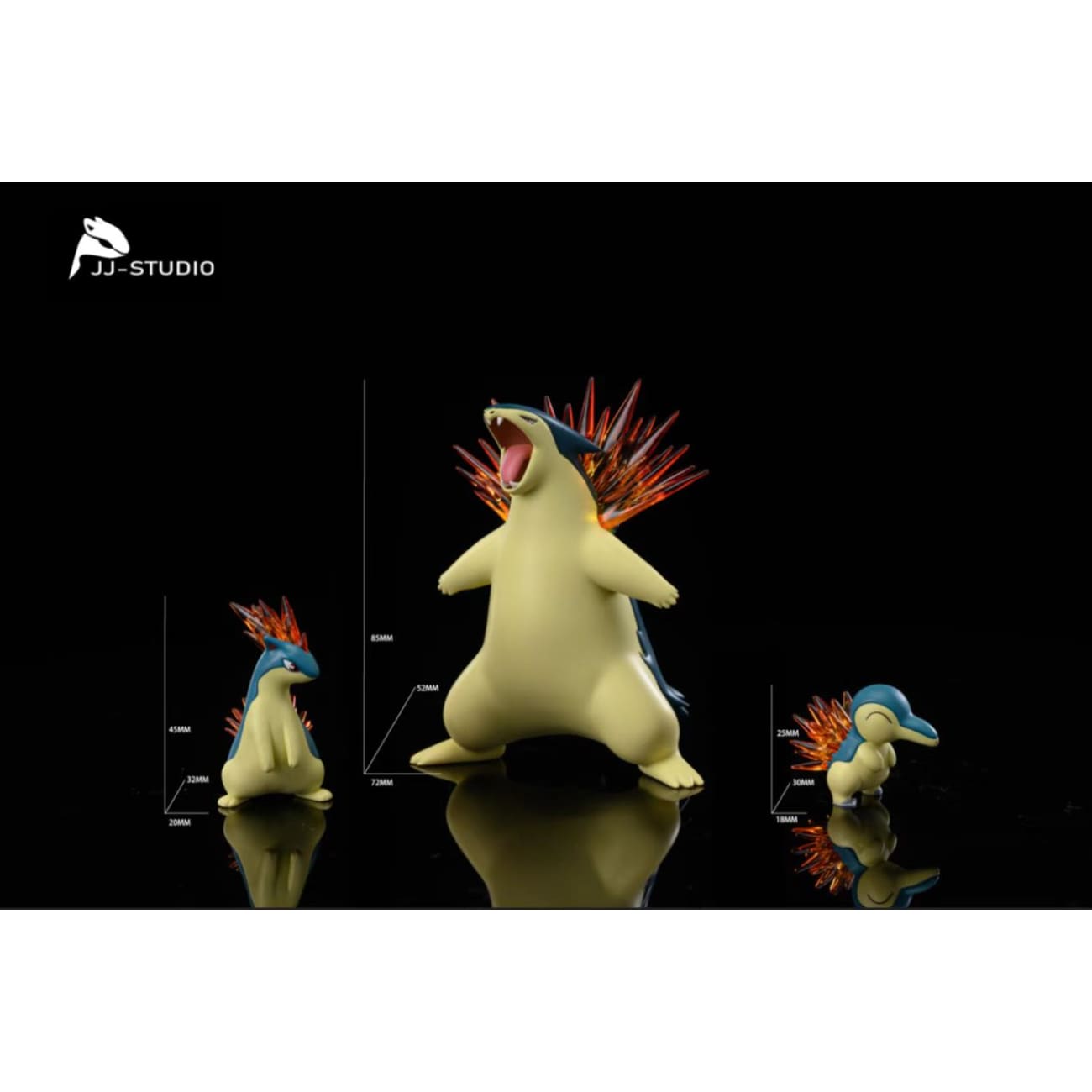 JJ Studio - Cyndaquil, Quilava & Typhlosion