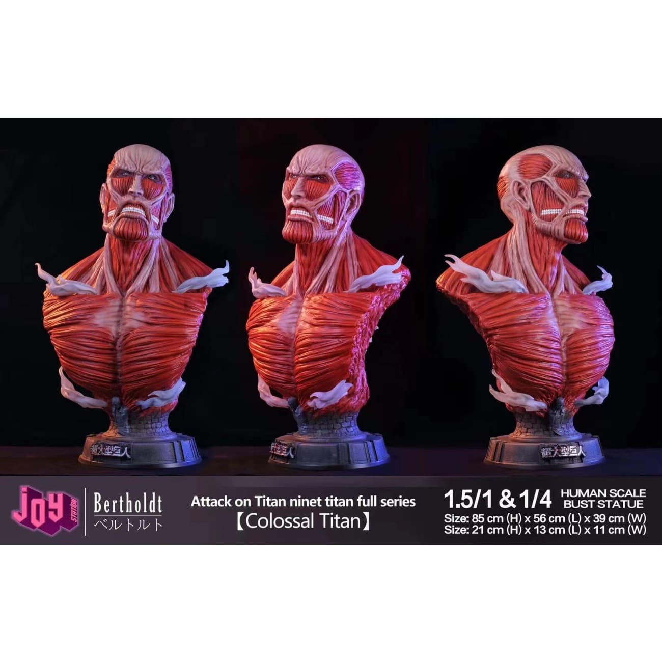 Joy Station - Colossal Titan Bertholdt Hoover [1.5/1 scale or 1/4 scale]
