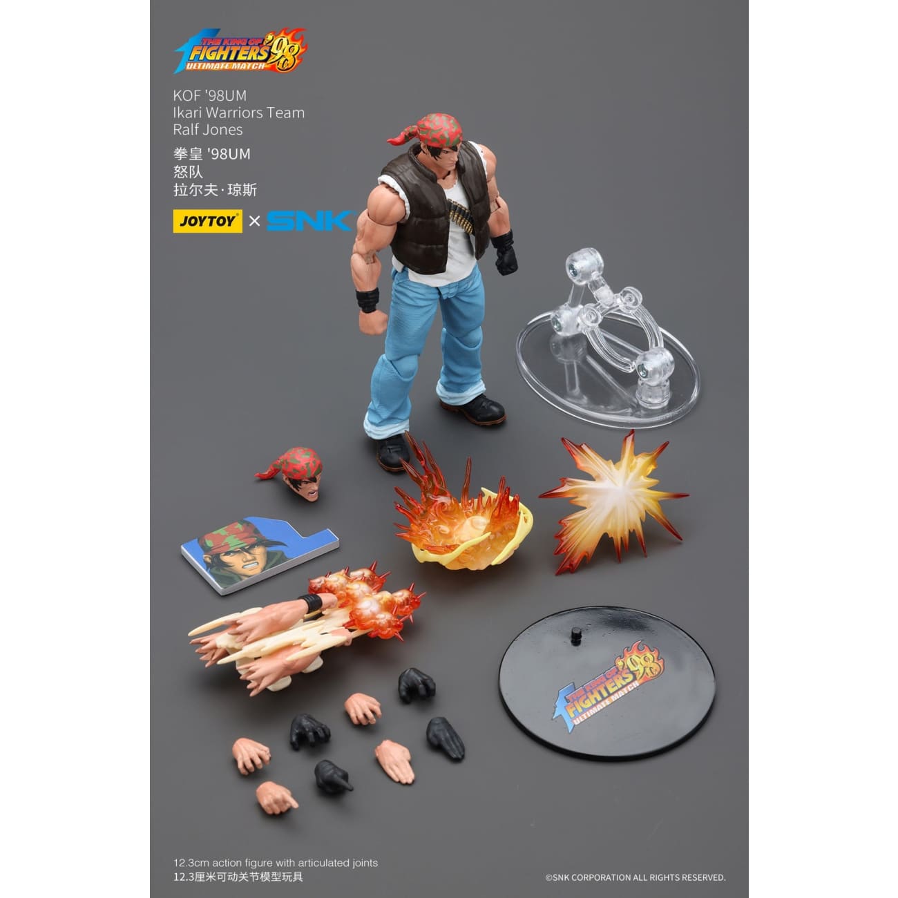 JOYTOY - Ikari Team Leona Heidern & Ralf Jones & Clark Still [JT01703] [JT01710] [JT01727] [3 Variants]