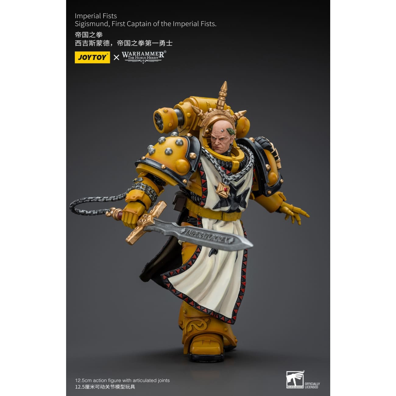 JOYTOY - Imperial Fists Sigismund First Captain of The Imperial Fists [JT9237]