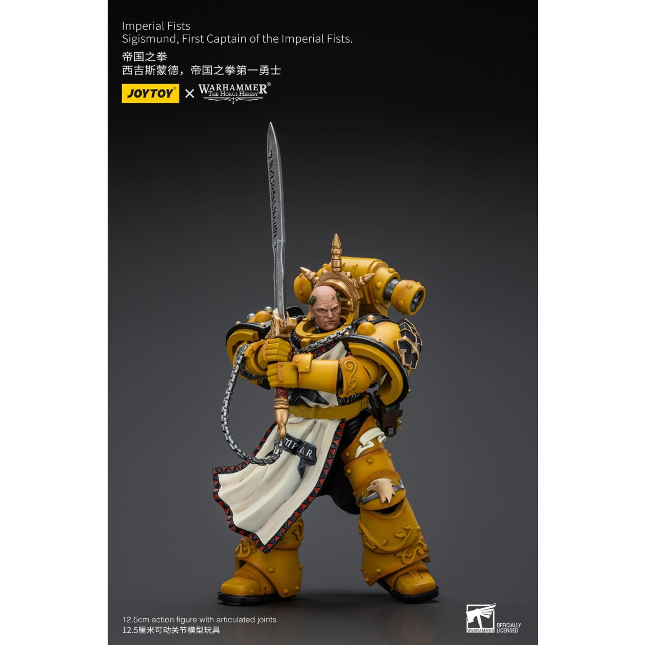 JOYTOY - Imperial Fists Sigismund First Captain of The Imperial Fists [JT9237]