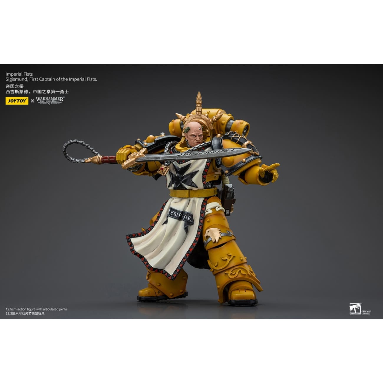 JOYTOY - Imperial Fists Sigismund First Captain of The Imperial Fists [JT9237]