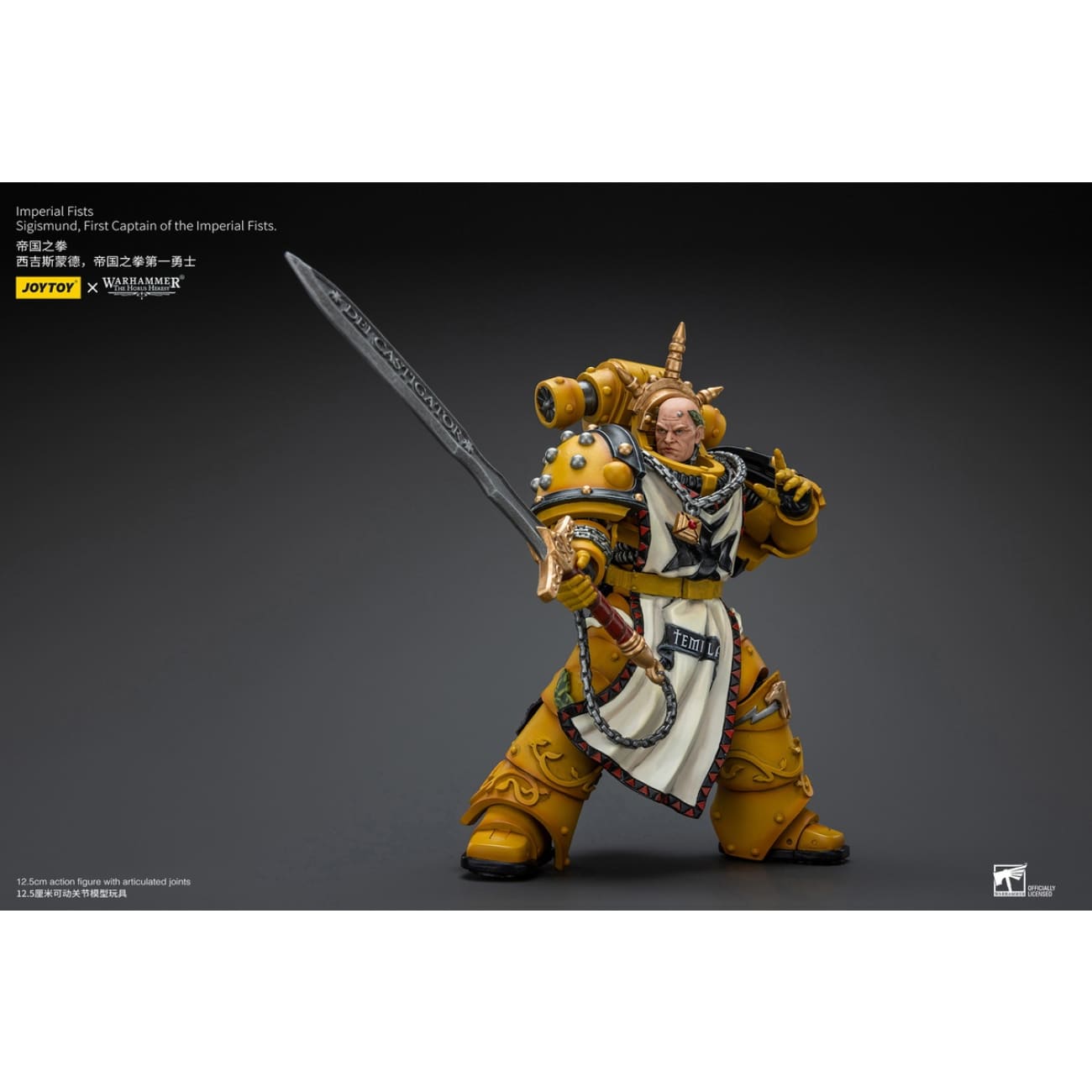 JOYTOY - Imperial Fists Sigismund First Captain of The Imperial Fists [JT9237]