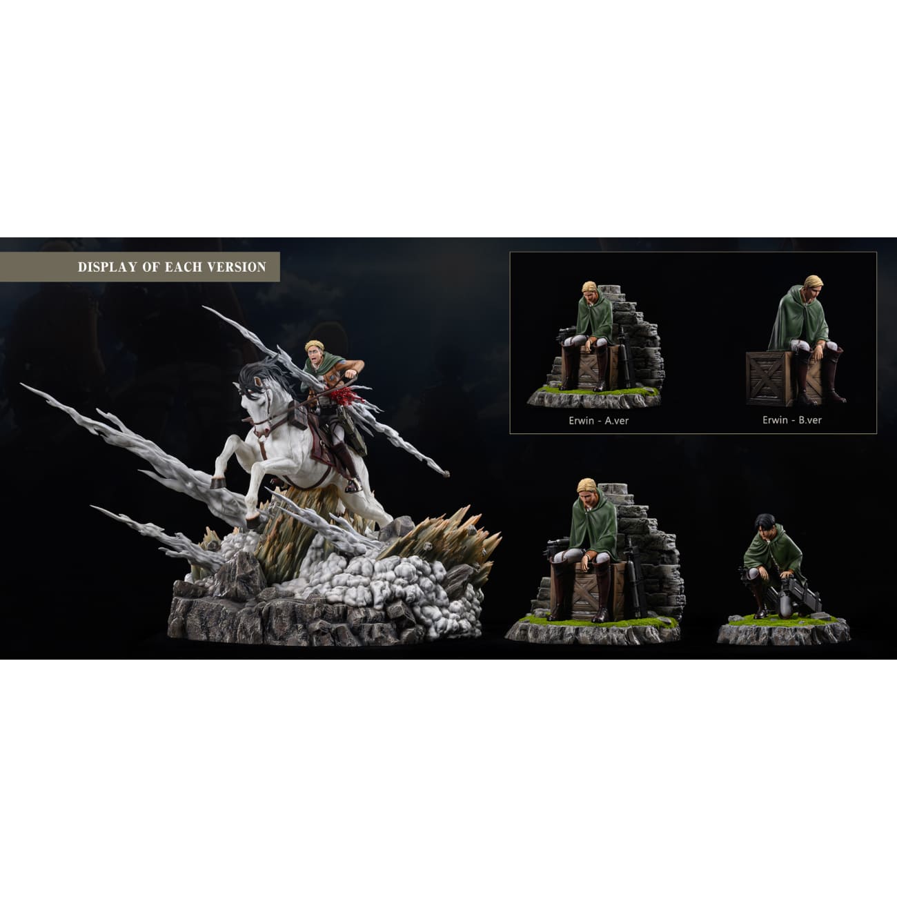JR Studio - Levi Ackerman / Erwin Smith [3 Variants]