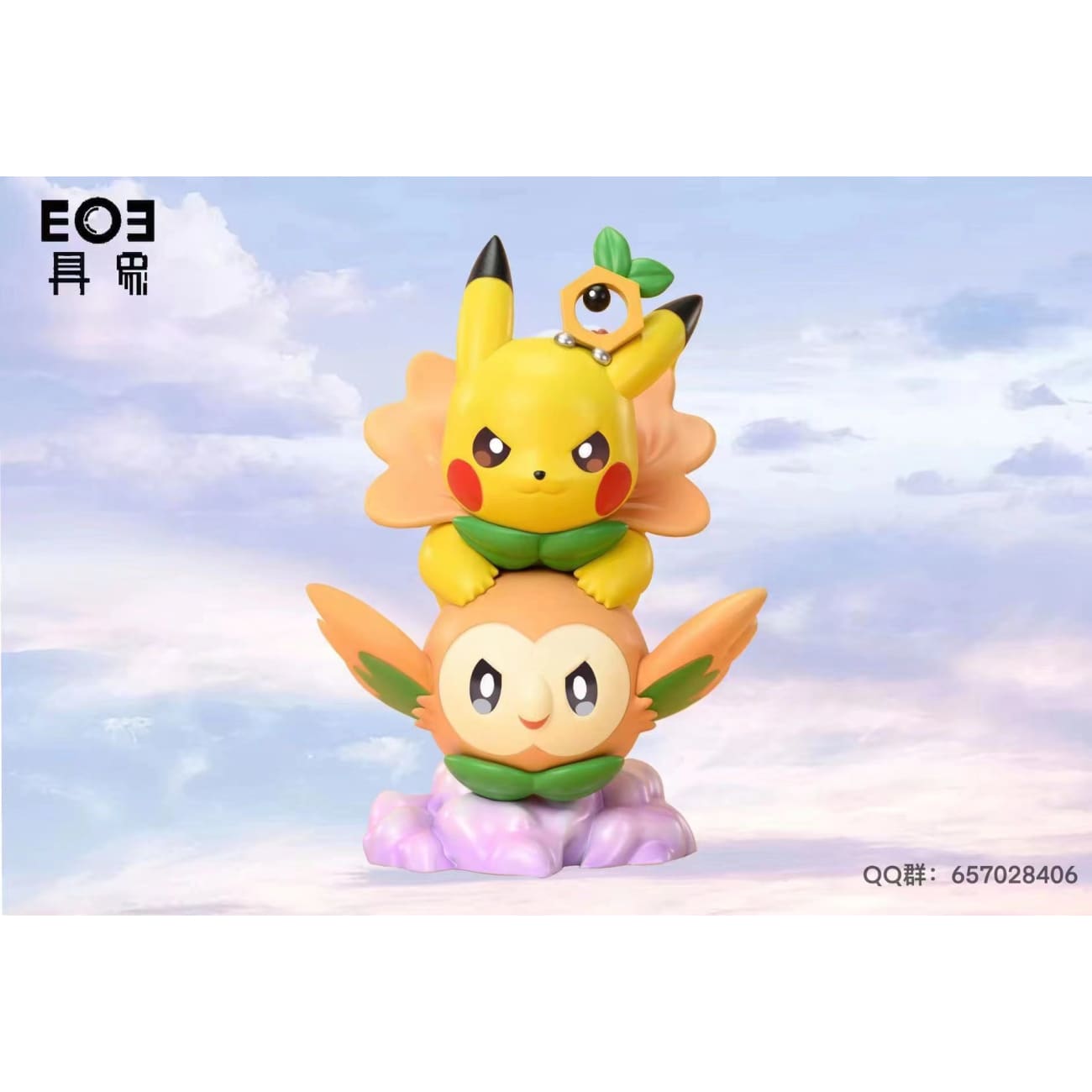 Ju Xiang Studio - Rowlet, Pikachu & Meltan