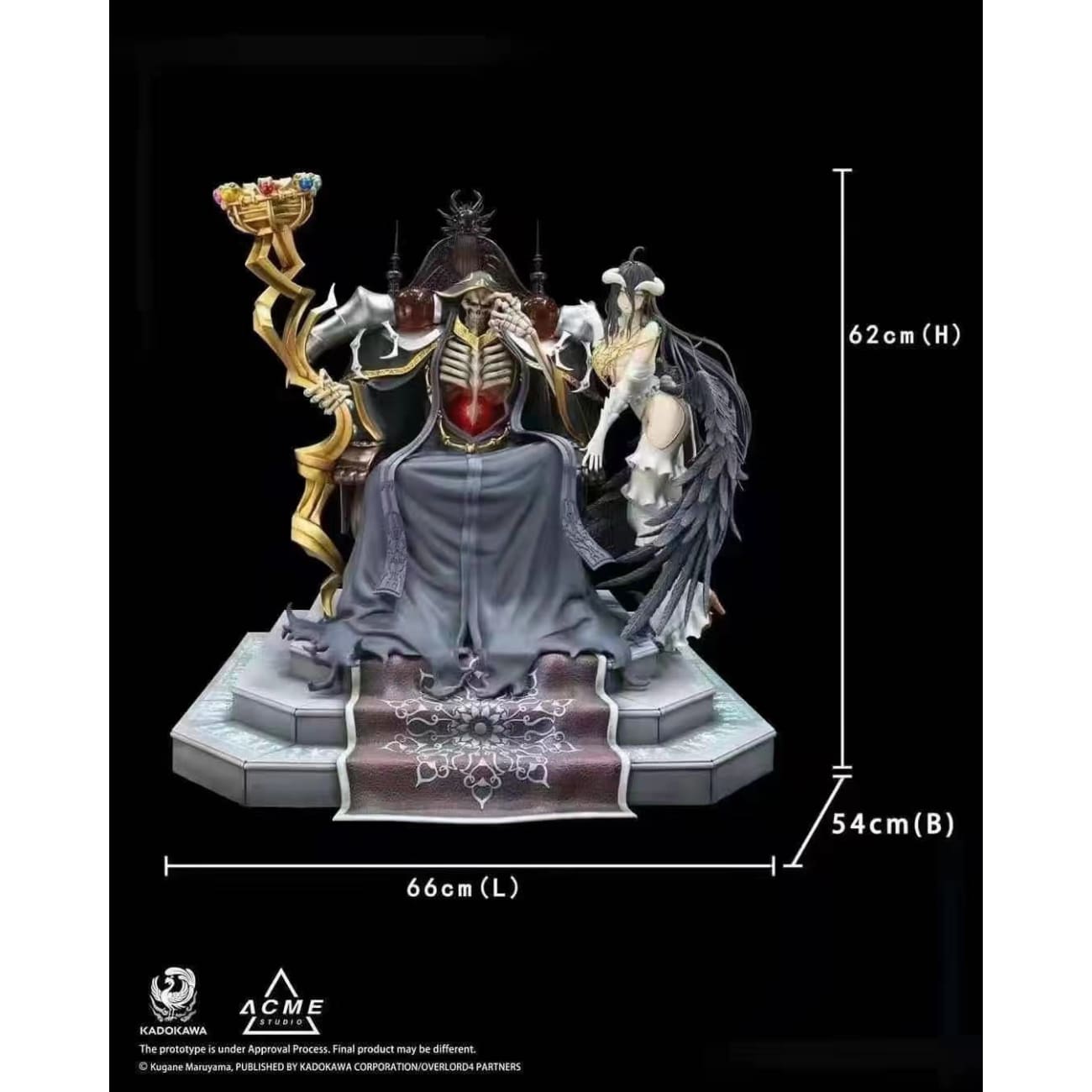 Kadokawa & Acme Studio  - Ainz Ooal Gown & Albedo [1/4 scale]