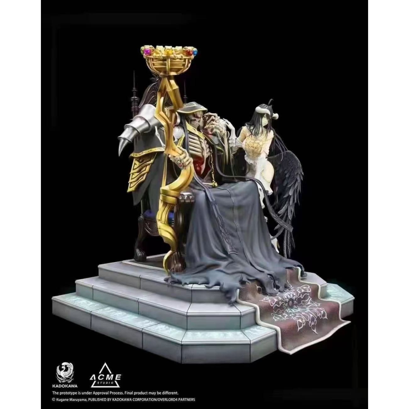Kadokawa & Acme Studio  - Ainz Ooal Gown & Albedo [1/4 scale]