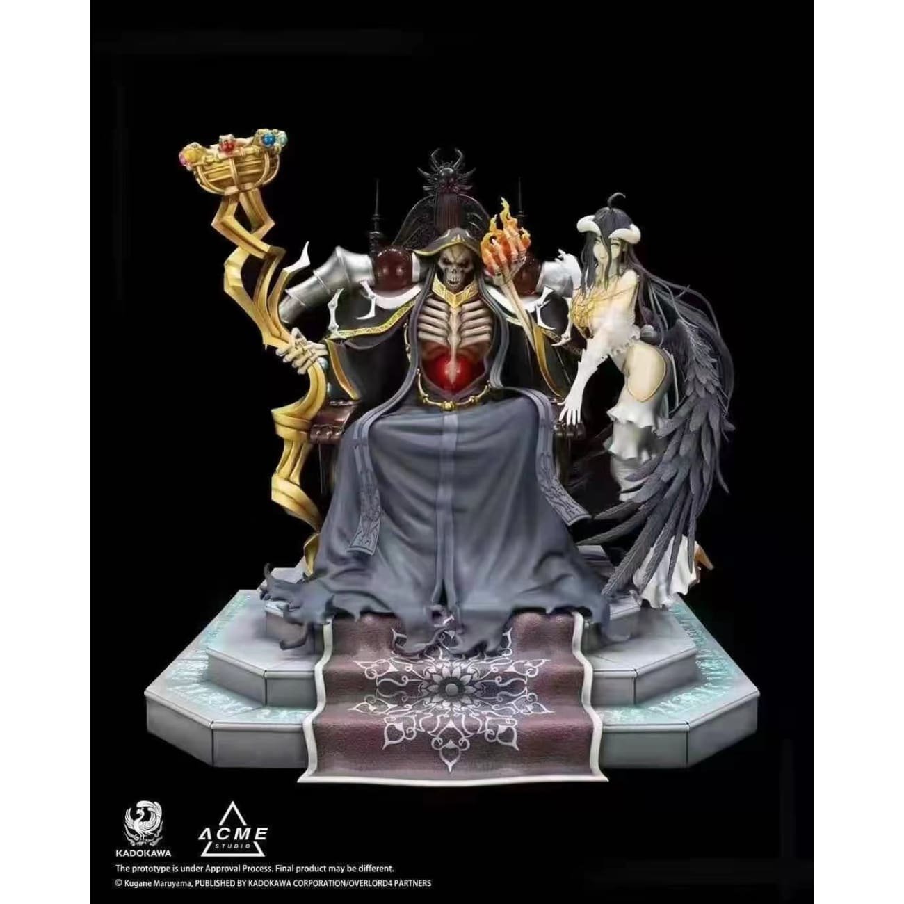Kadokawa & Acme Studio  - Ainz Ooal Gown & Albedo [1/4 scale]