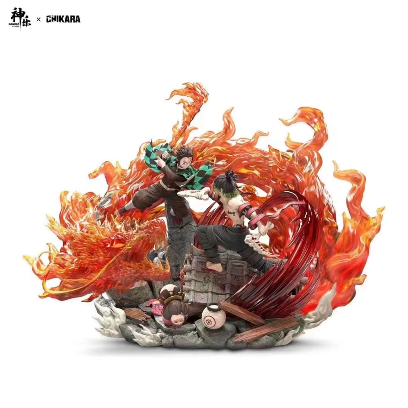 Kagura Studio x Chikara Studio - Tanjiro Kamado VS Giyuutarou 