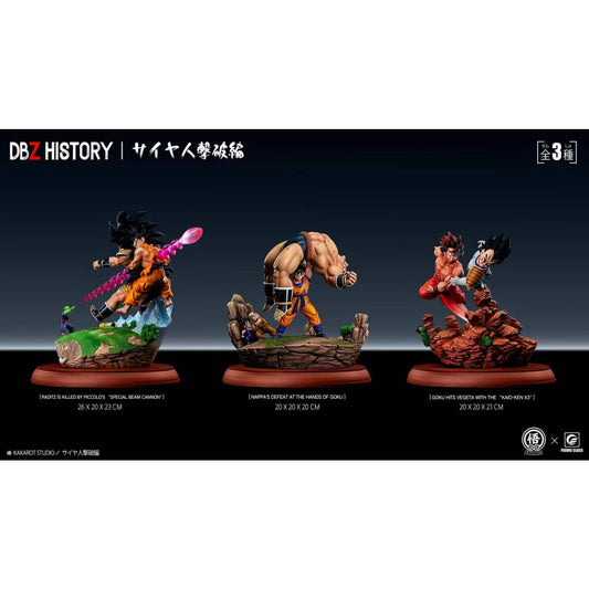 Kakarot Studio x Figure Class Studio / FC Studio - Vol. 1 Special Beam Cannon Piccolo Attack Son Goku & Raditz / Vol. 2 Nappa Defeat at The Hand of Son Goku / Vol. 3 Son Goku Kaiouken Hits Vegeta