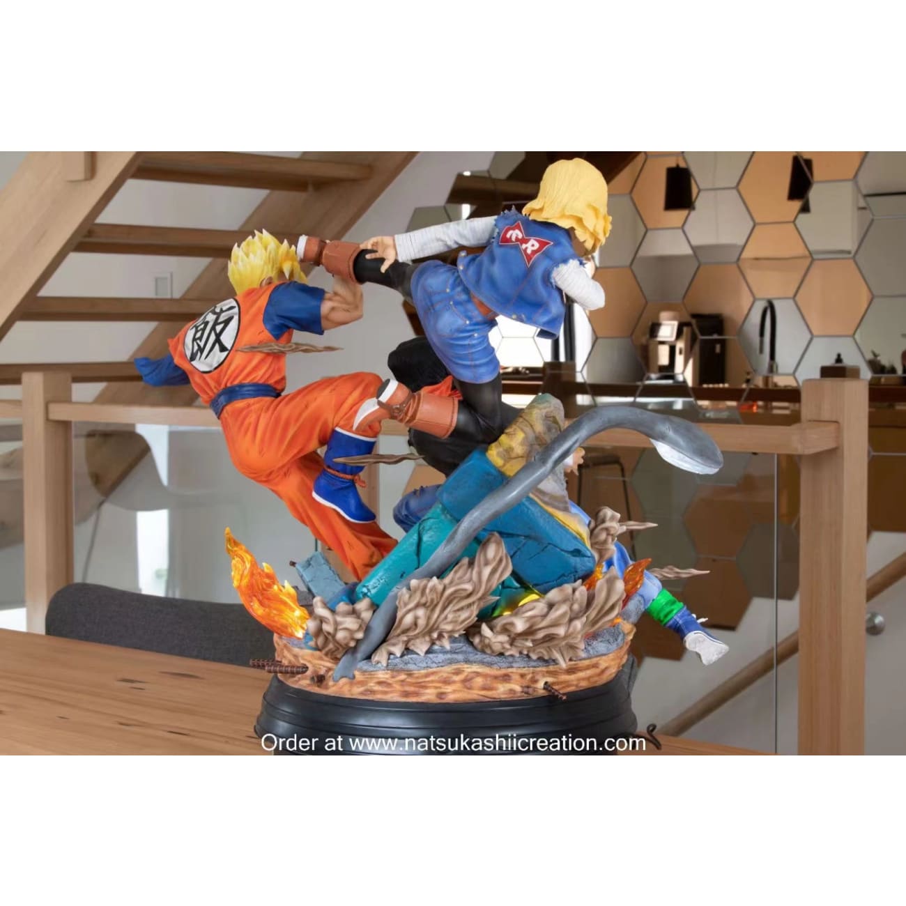 KD Collectibles - Android 17,Android 18 VS Future Gohan
