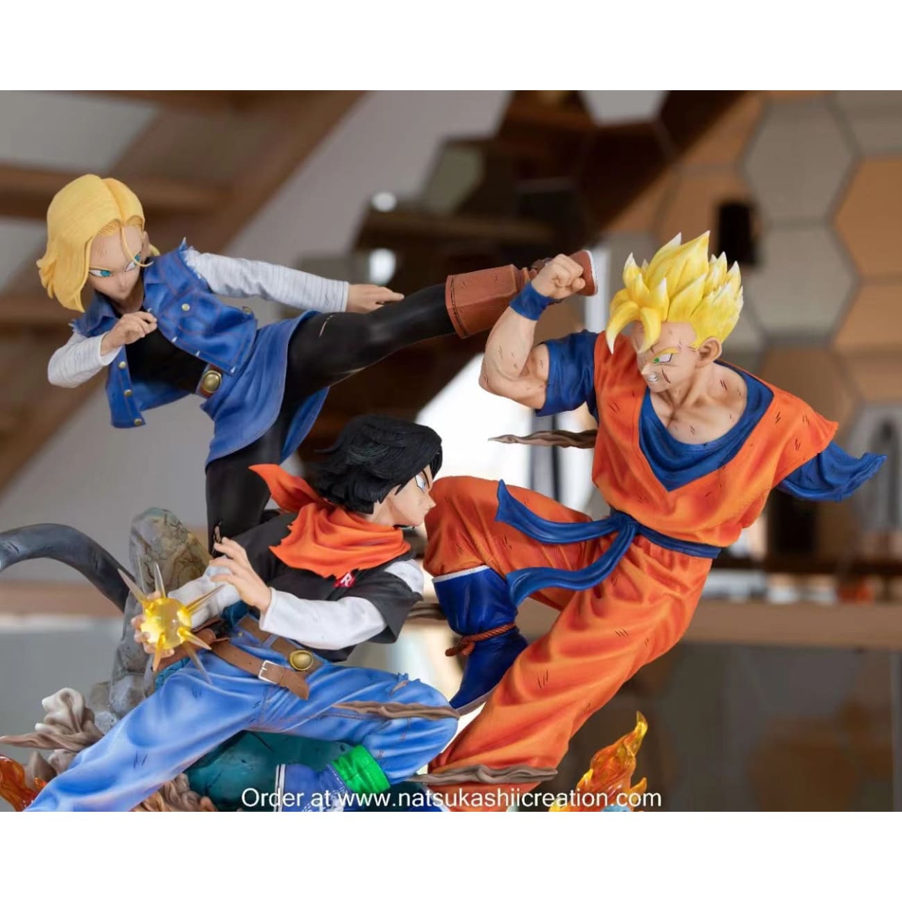 KD Collectibles - Android 17,Android 18 VS Future Gohan