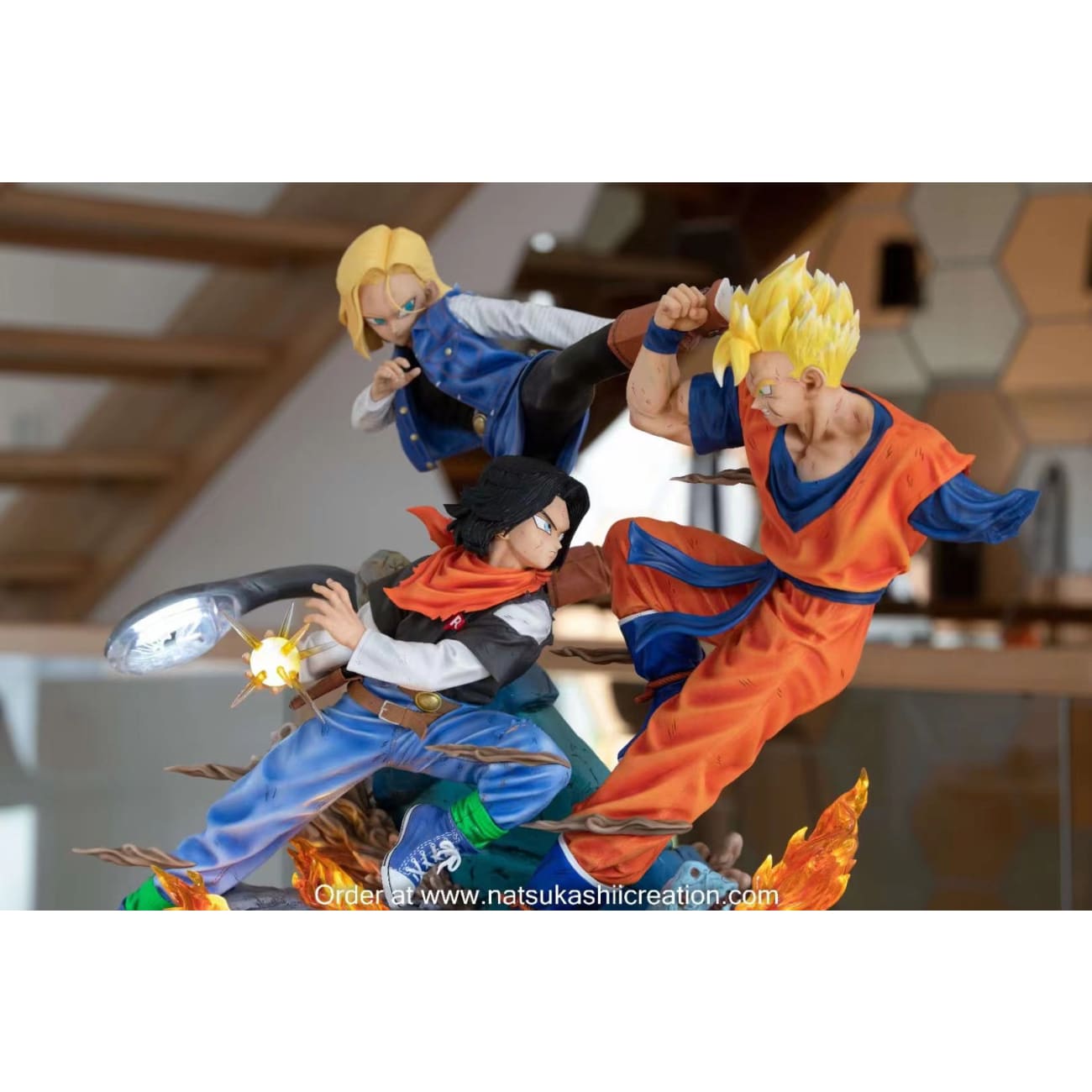 KD Collectibles - Android 17,Android 18 VS Future Gohan