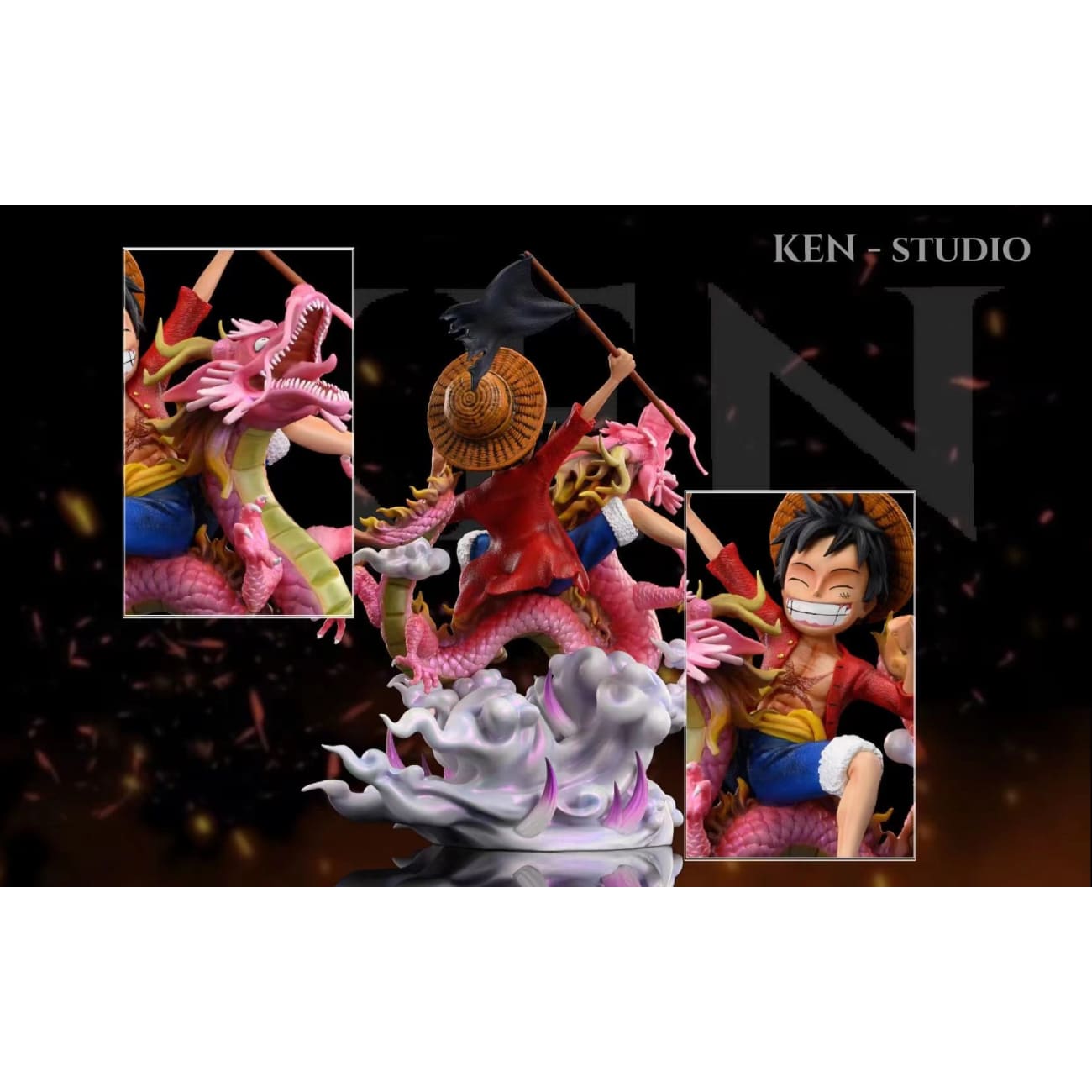 KEN Studio - Luffy Riding on Momonosuke