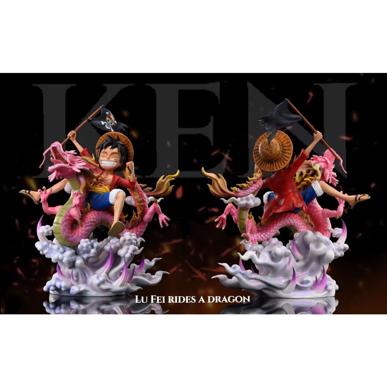 KEN Studio - Luffy Riding on Momonosuke