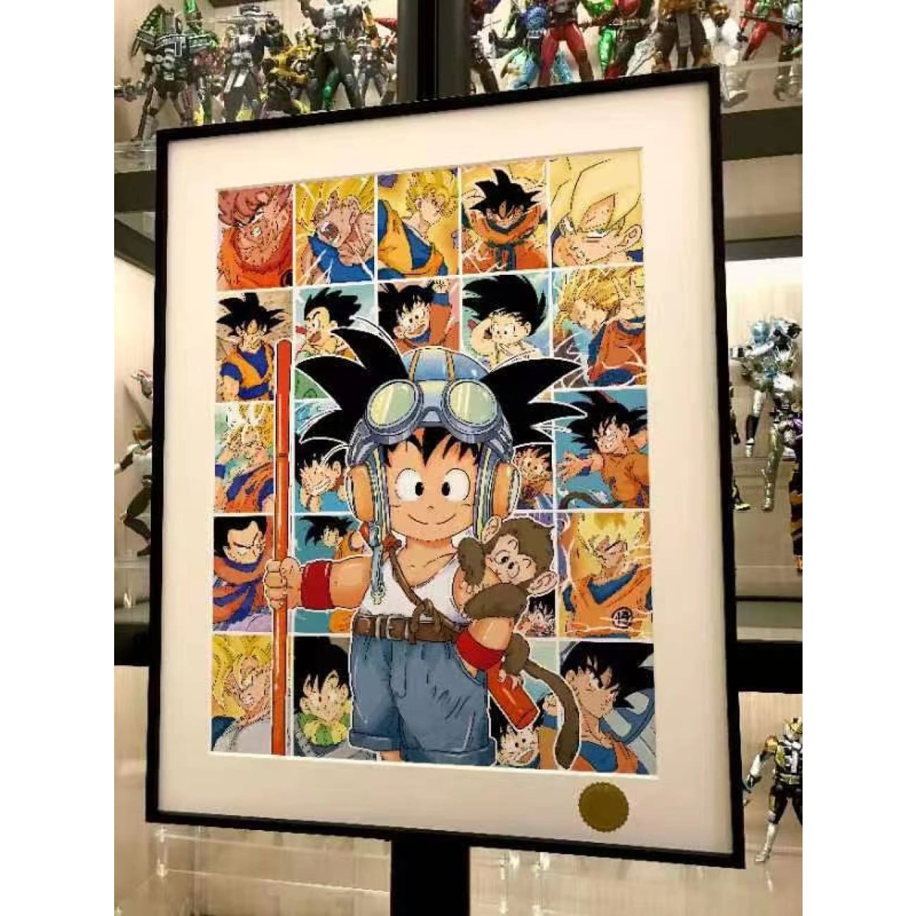 Kid Goku Poster Frame [44cm x 55cm]