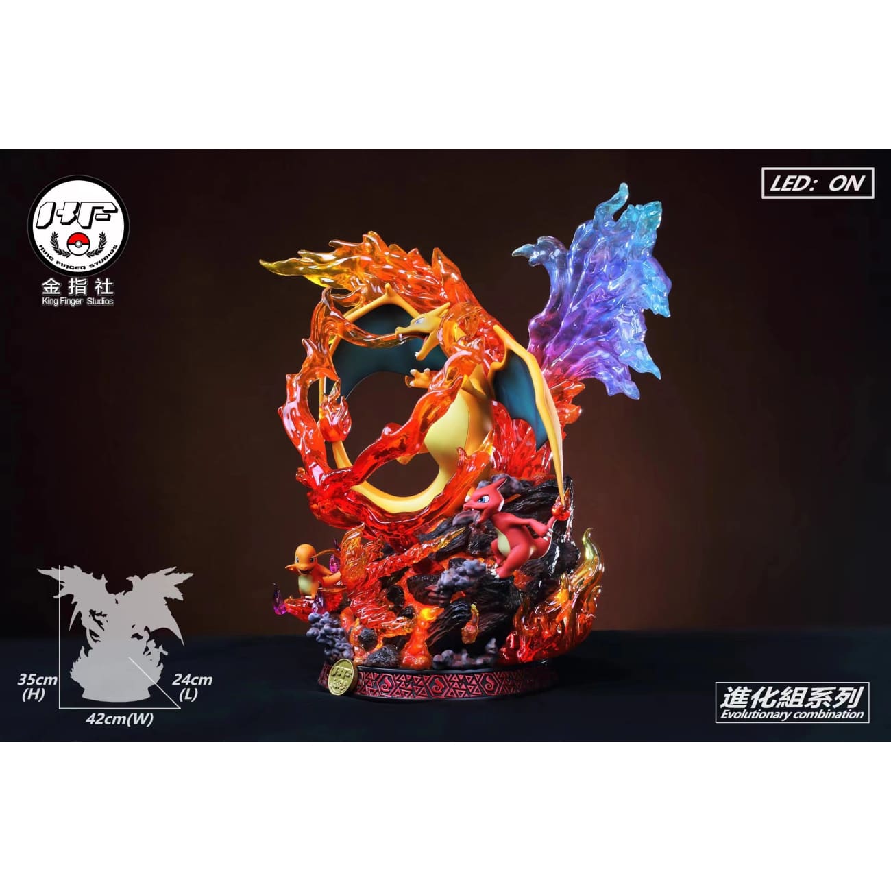 King Finger Studio - Charizard Evolution