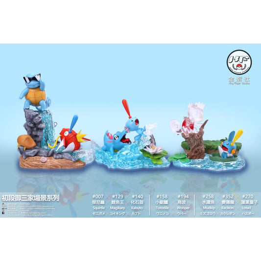 King Finger Studios - Squirtle / Totodile / Mudkip