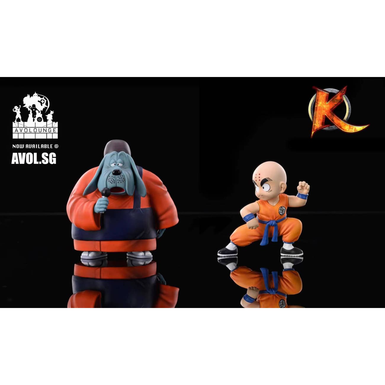 Krillin and Dog Head Curator