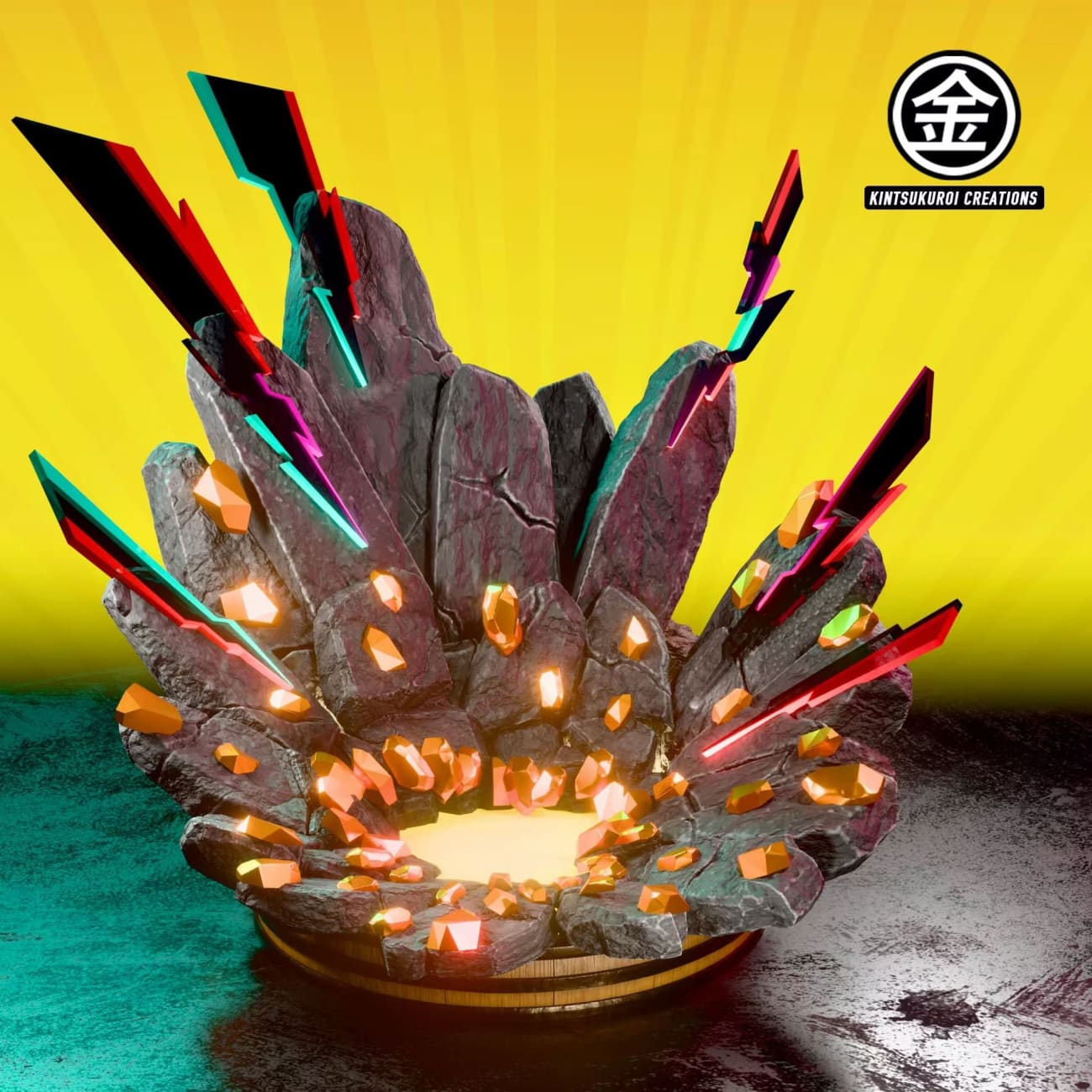 Kintsukuroi Creations Studio - DK Bananza Diorama