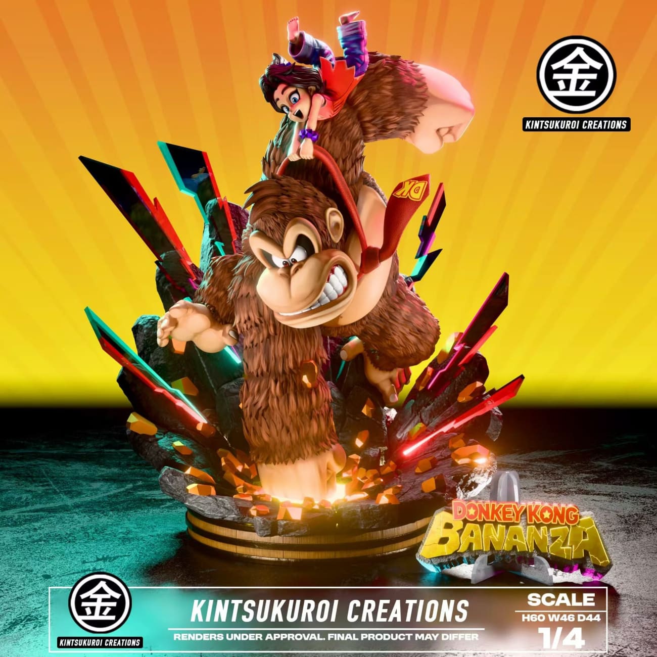 Kintsukuroi Creations Studio - DK Bananza Diorama