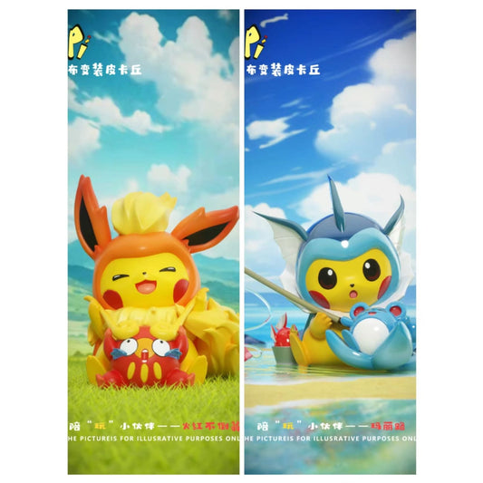  Kipi Studio - Pikachu Cosplay Vaporeon & Flareon