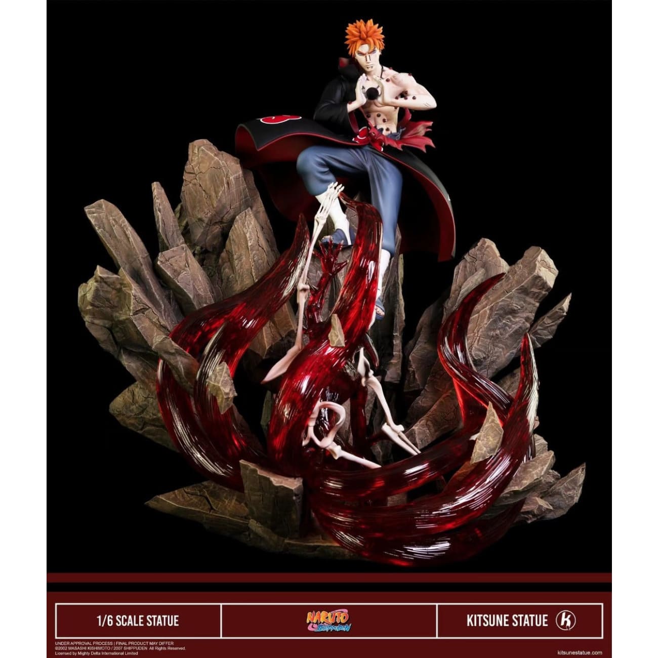 Kitsune Statue - Akatsuki Pain VS Nine Tails Naruto [Licensed]