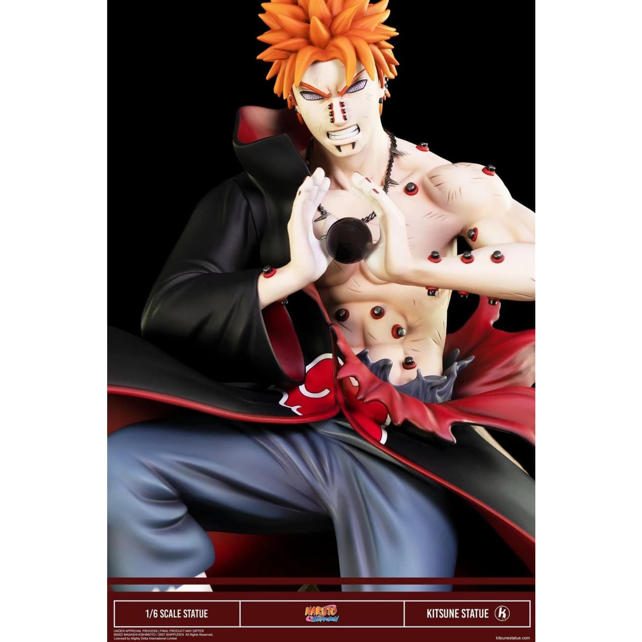 Kitsune Statue - Akatsuki Pain VS Nine Tails Naruto [Licensed]