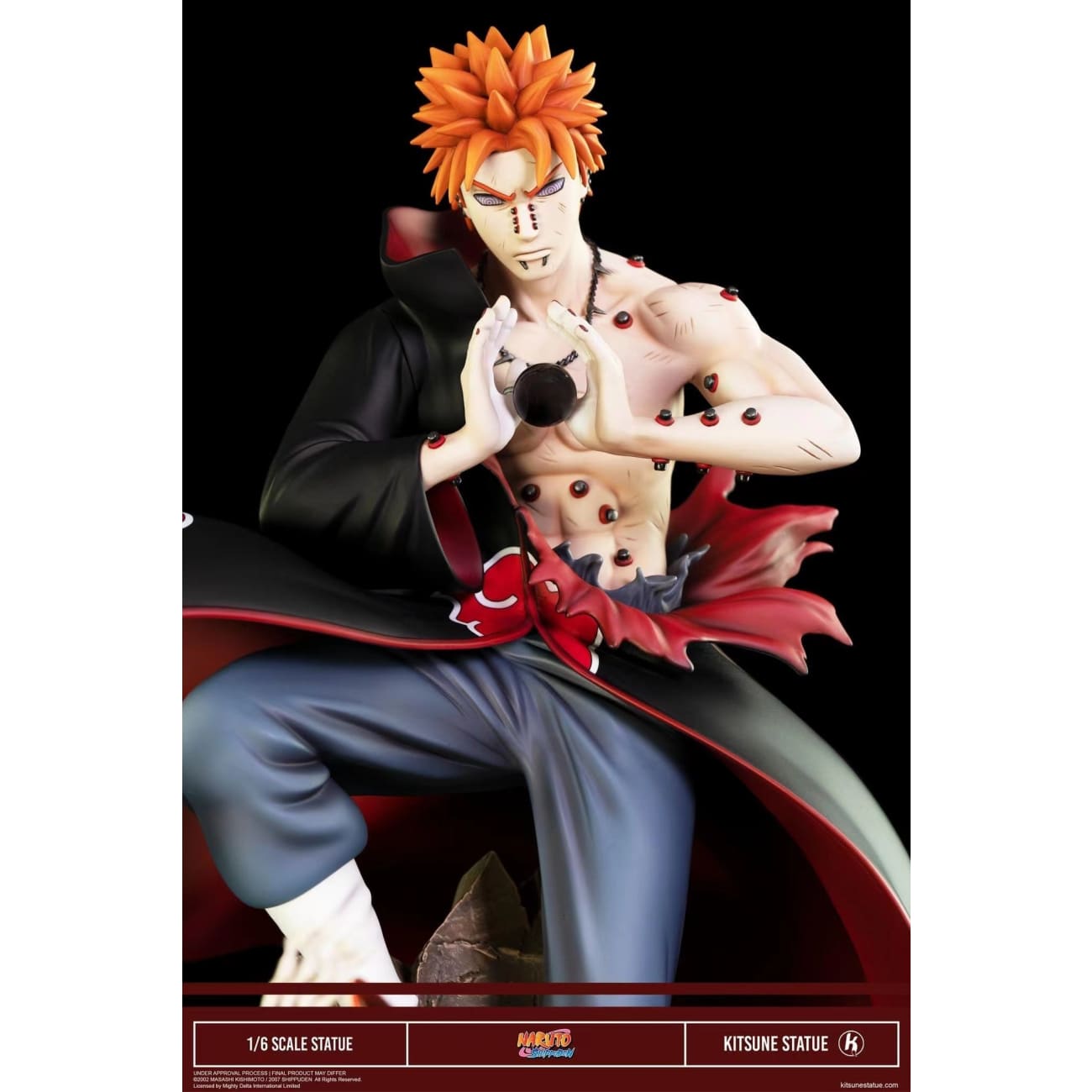 Kitsune Statue - Akatsuki Pain VS Nine Tails Naruto [Licensed]