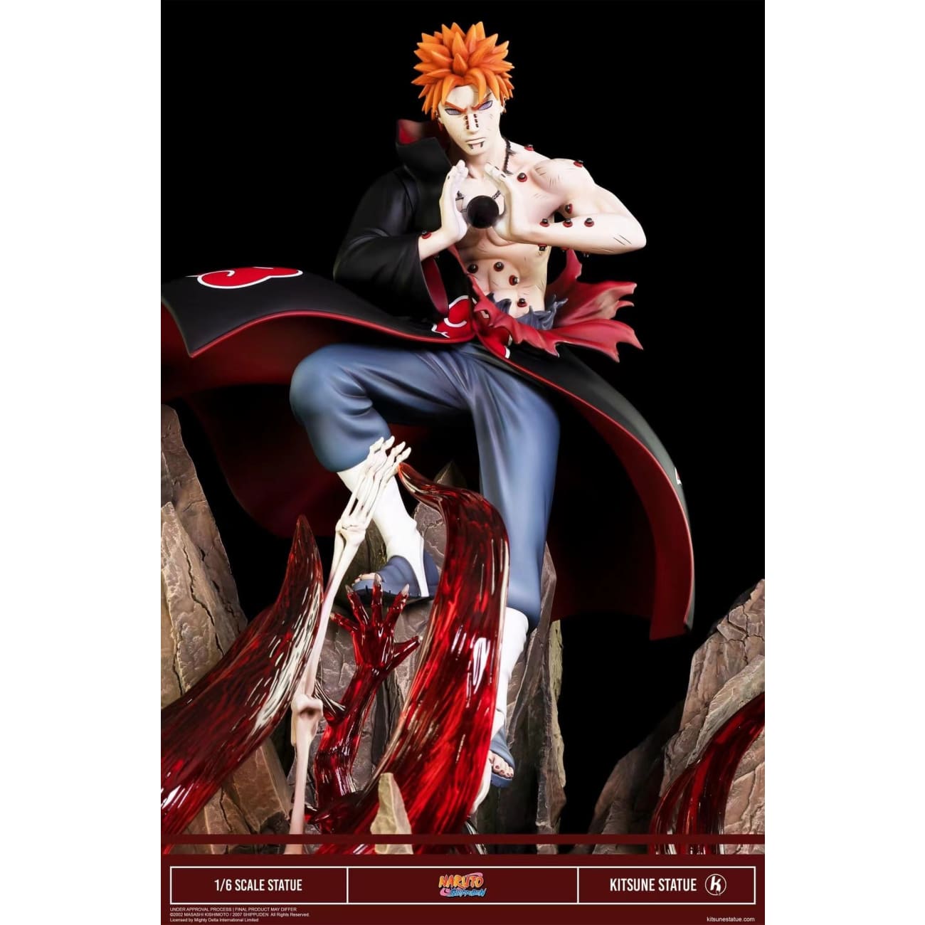 Kitsune Statue - Akatsuki Pain VS Nine Tails Naruto [Licensed]