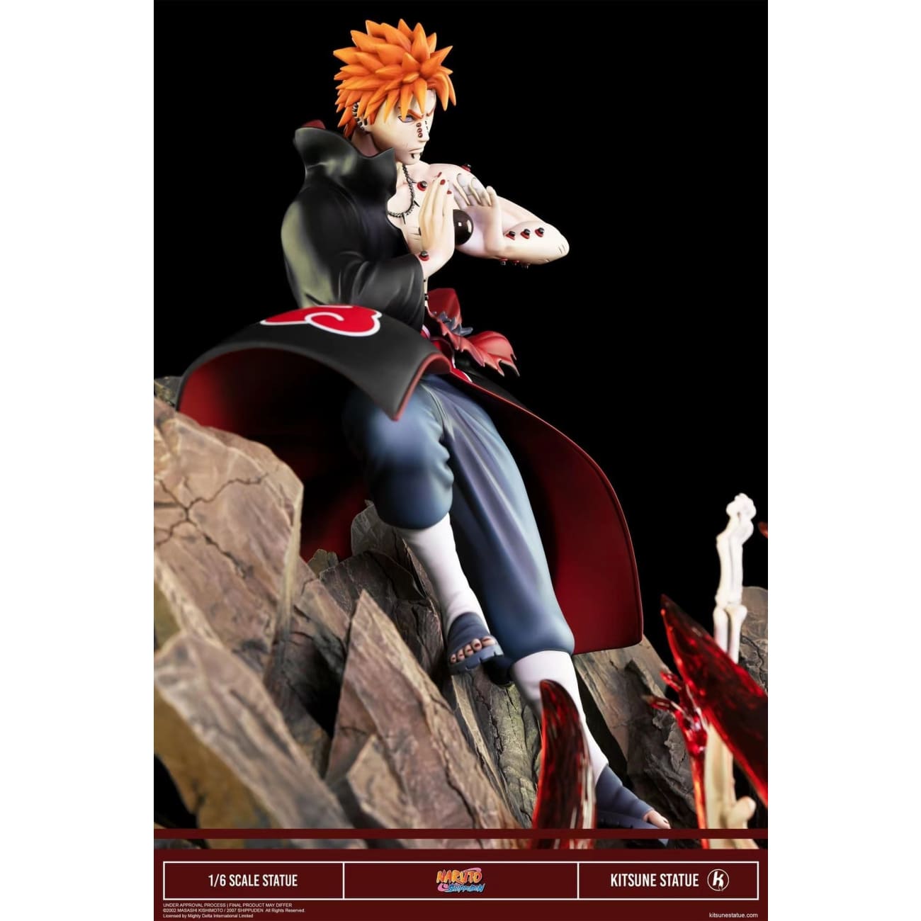 Kitsune Statue - Akatsuki Pain VS Nine Tails Naruto [Licensed]