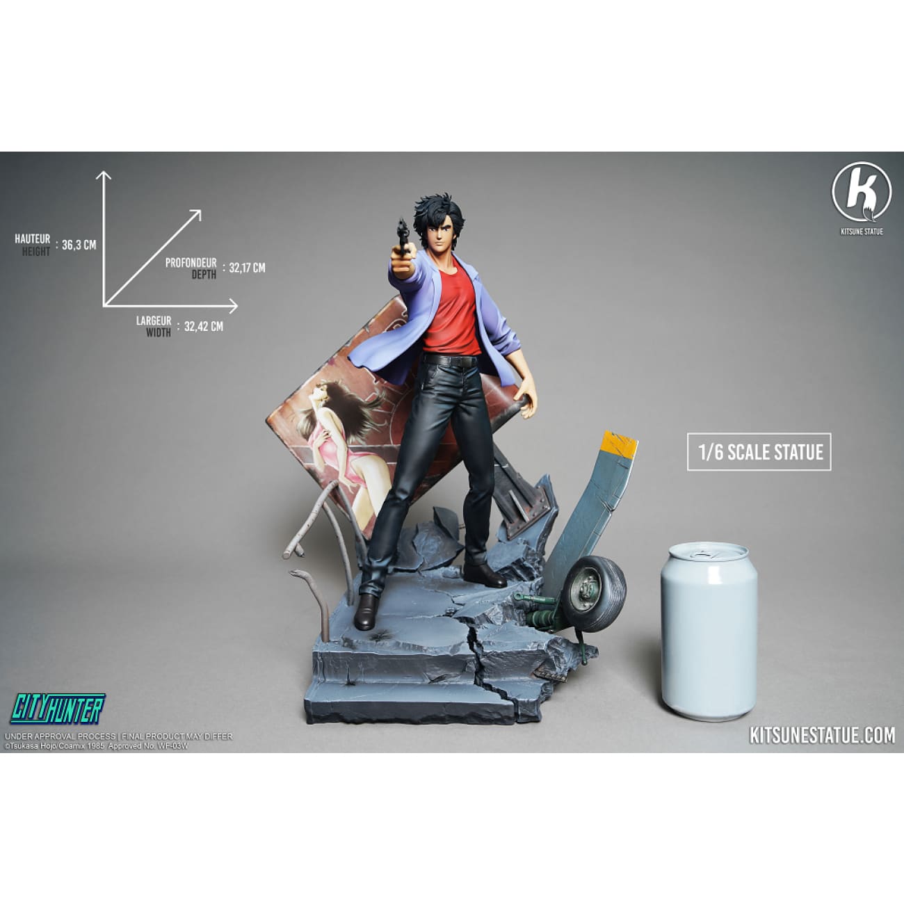 Kitsune Statue - Ryo Saeba [Licensed]