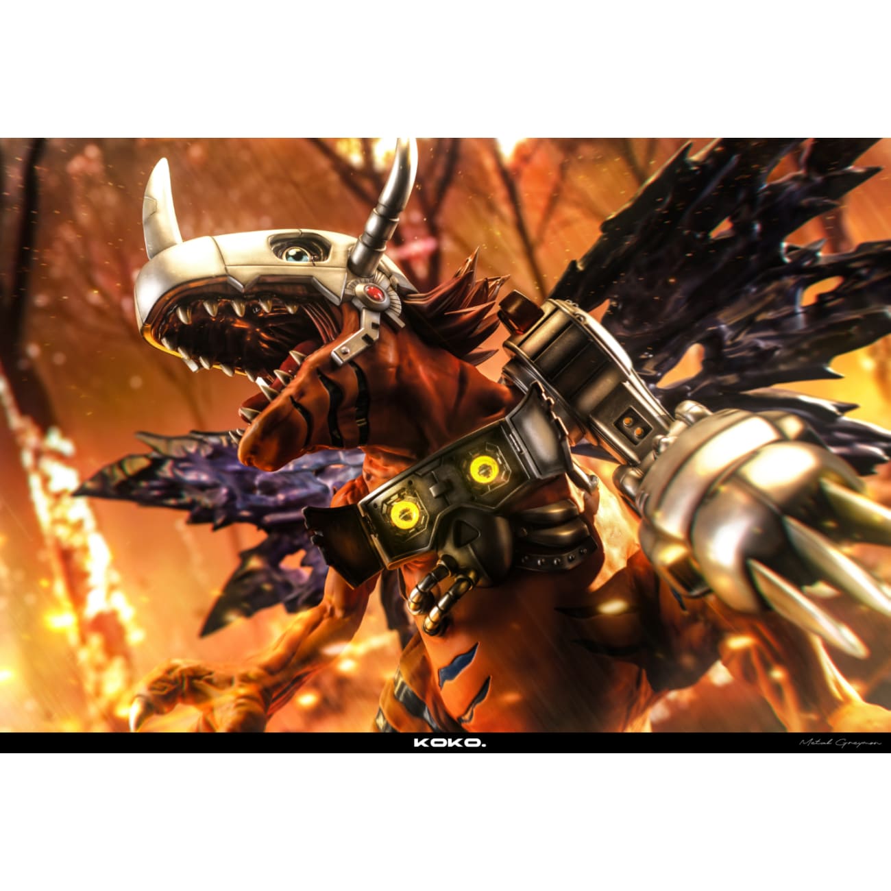 KO KO Studio - Metal Greymon [3 Variants]