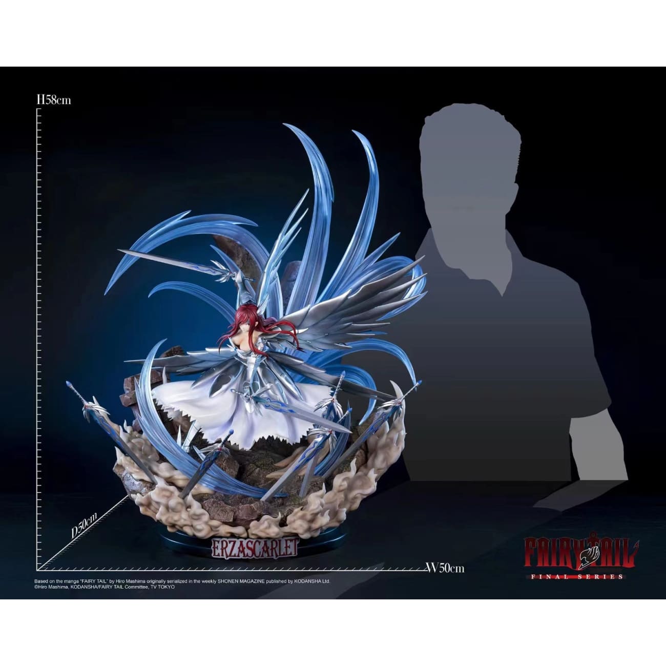 Kodansha x Gantaku - Erza Scarlet Heaven’s Wheel Armor Version [Licensed]