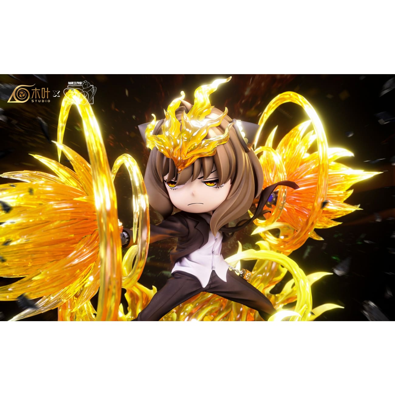 Konoha Studio & Chou Xiang Studio - Katekyo Hitman Reborn Tsunayoshi Sawada and Anya cos Tsunayoshi X-Burner [4 Variants]