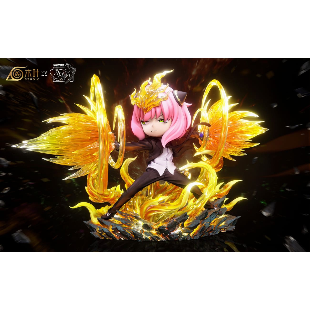 Konoha Studio & Chou Xiang Studio - Katekyo Hitman Reborn Tsunayoshi Sawada and Anya cos Tsunayoshi X-Burner [4 Variants]