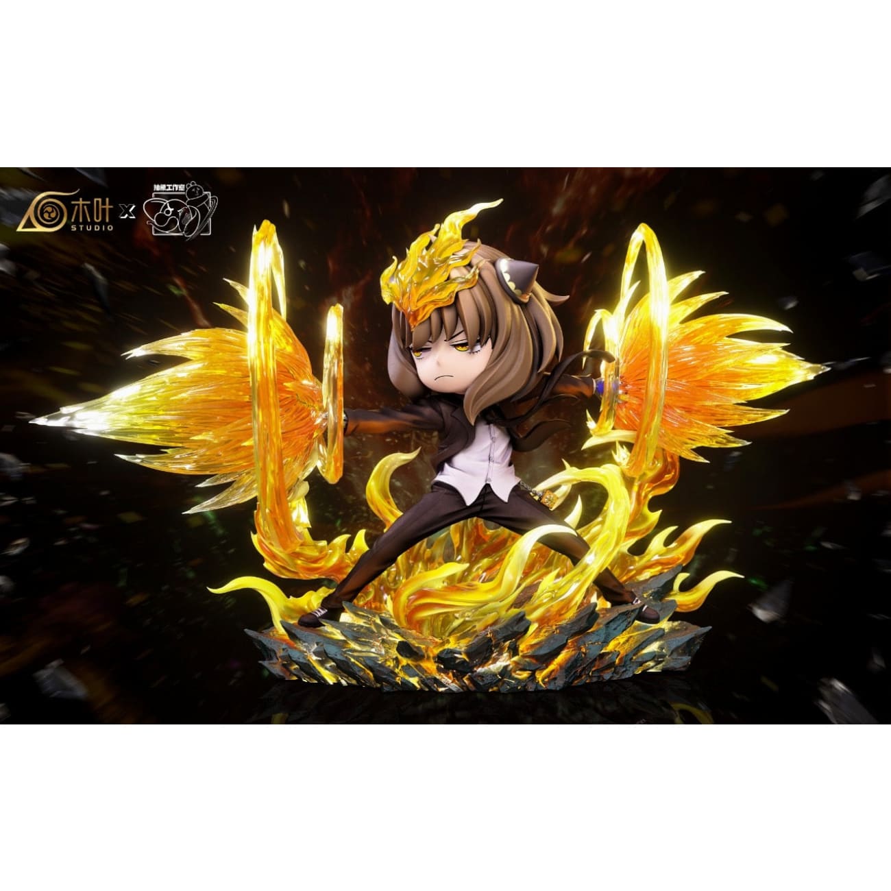 Konoha Studio & Chou Xiang Studio - Katekyo Hitman Reborn Tsunayoshi Sawada and Anya cos Tsunayoshi X-Burner [4 Variants]