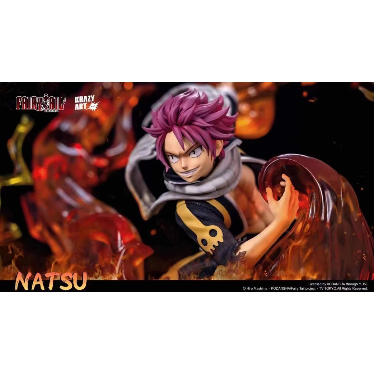 Krazy Art Studio - Etherious Natsu Dragneel with Crimson Lotus: Exploding Lightning Blade