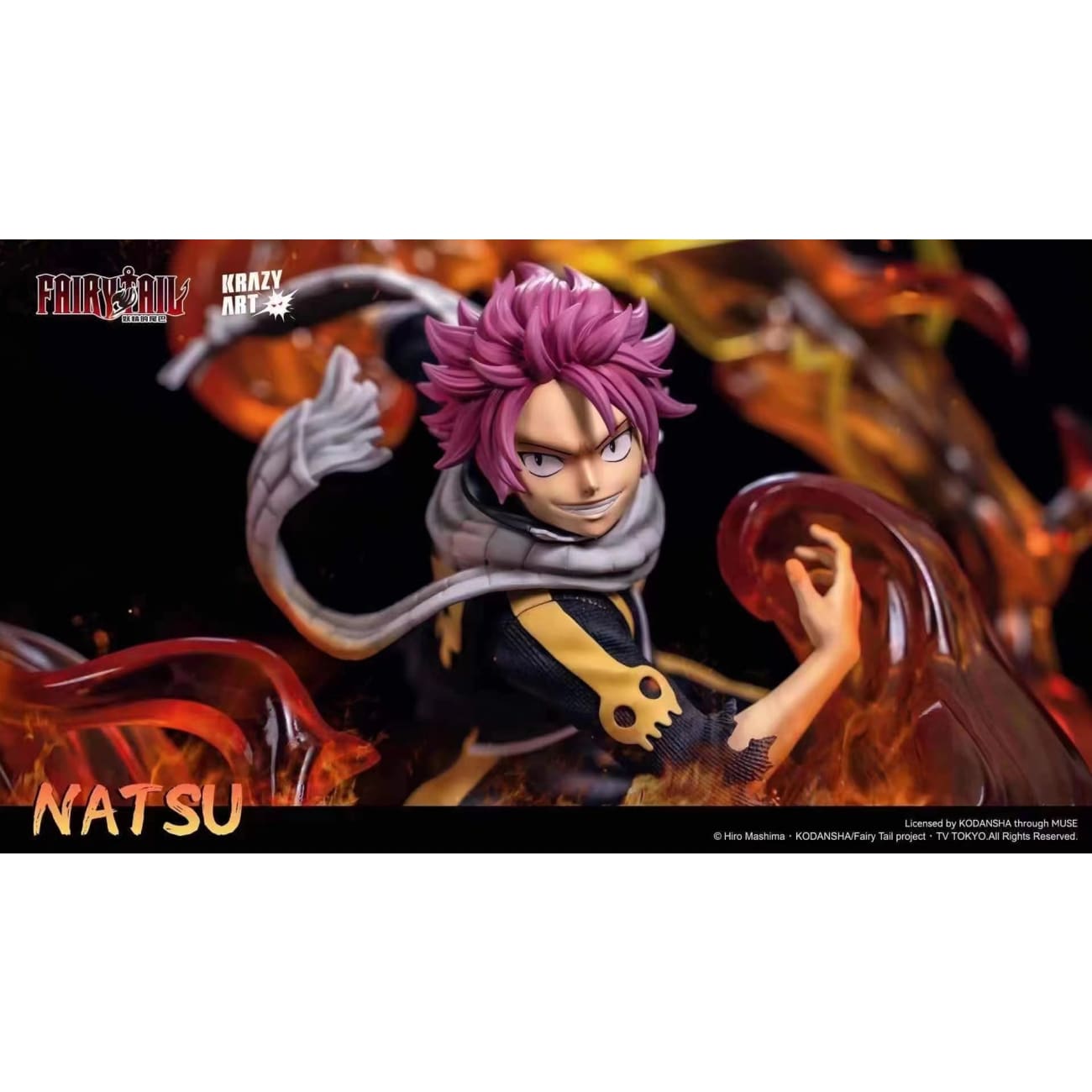 Krazy Art Studio - Etherious Natsu Dragneel with Crimson Lotus: Exploding Lightning Blade