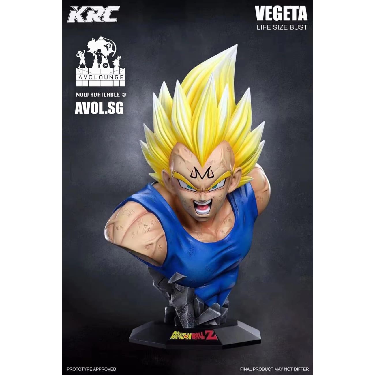 KRC studio - (Early Bird) Vegeta bust [1/1 scale]