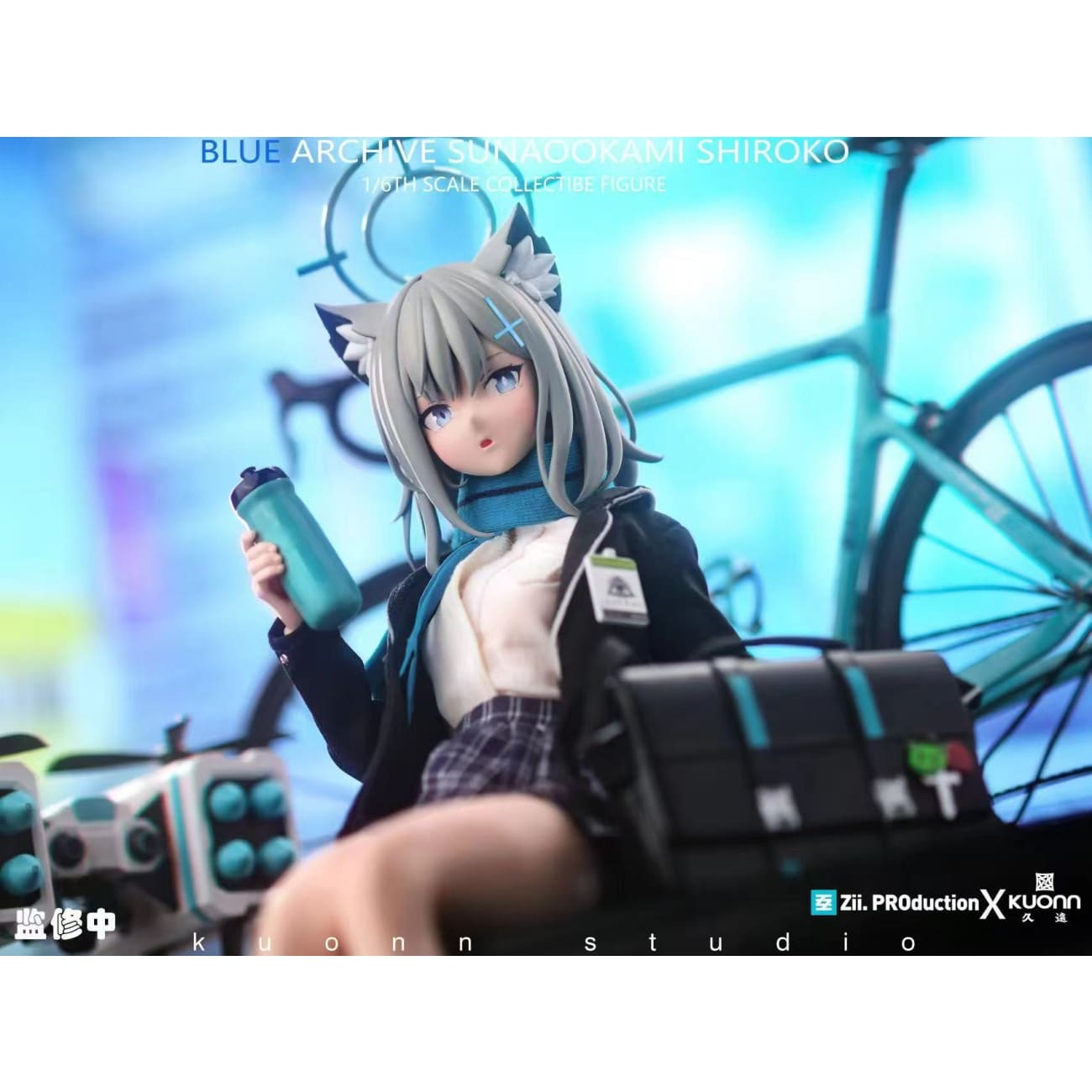 Kuonn Studio x Zii.PROduction Studio - Movable Sunaookami Shiroko [2 Variants]