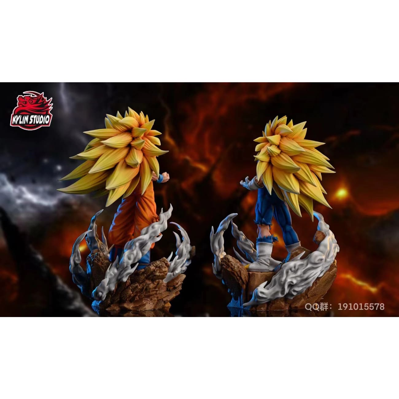 Kylin Studio - Super Saiyan 3 Son Goku & Vegeta 